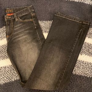 Black boot cut jeans